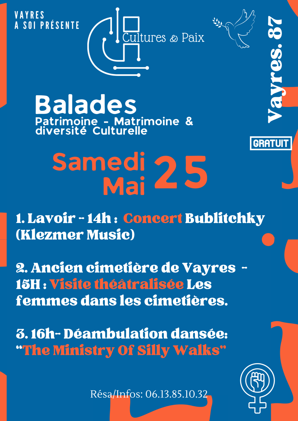 Cultures et Paix à Vayres!