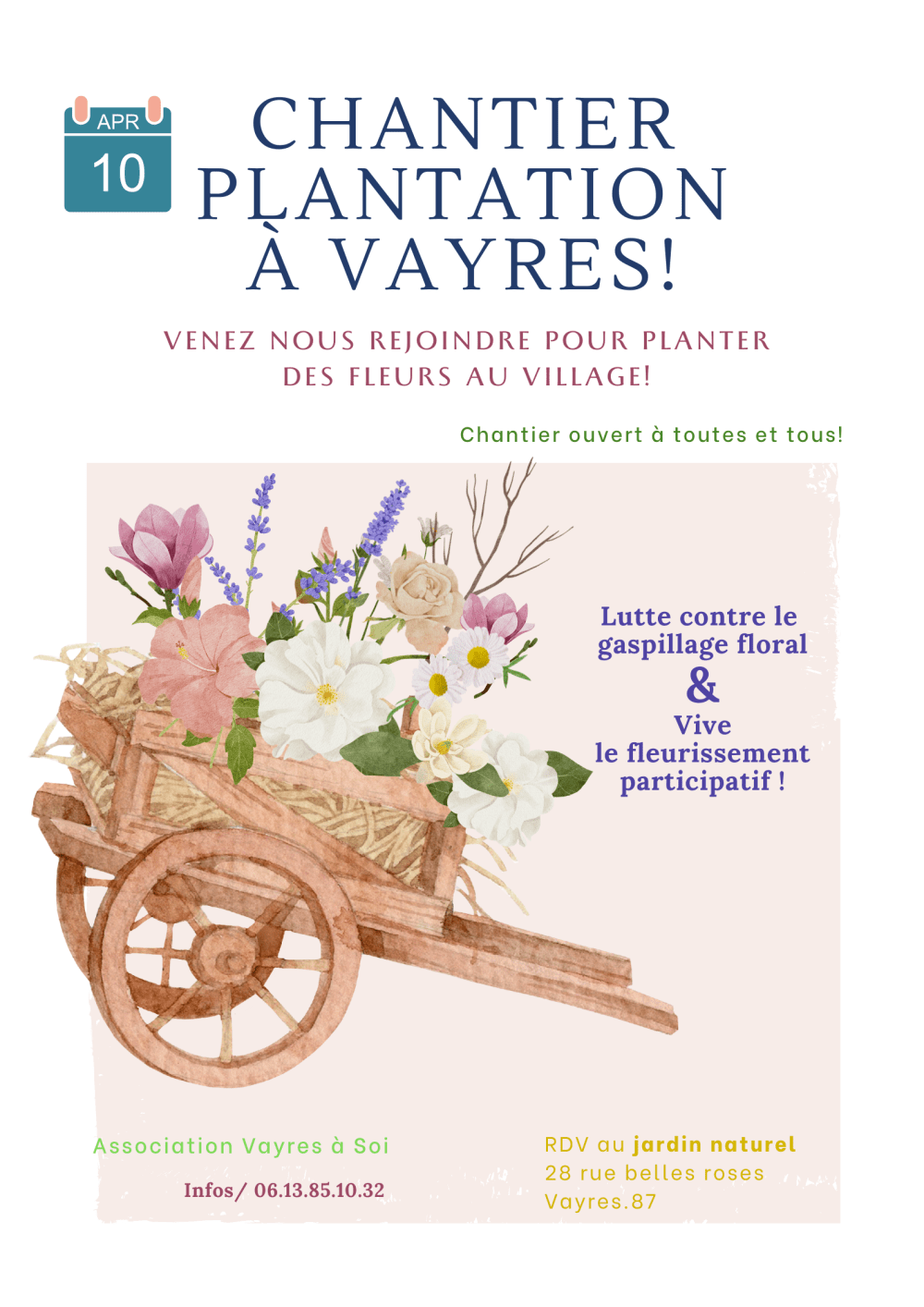 Chantier participatif à Vayres!