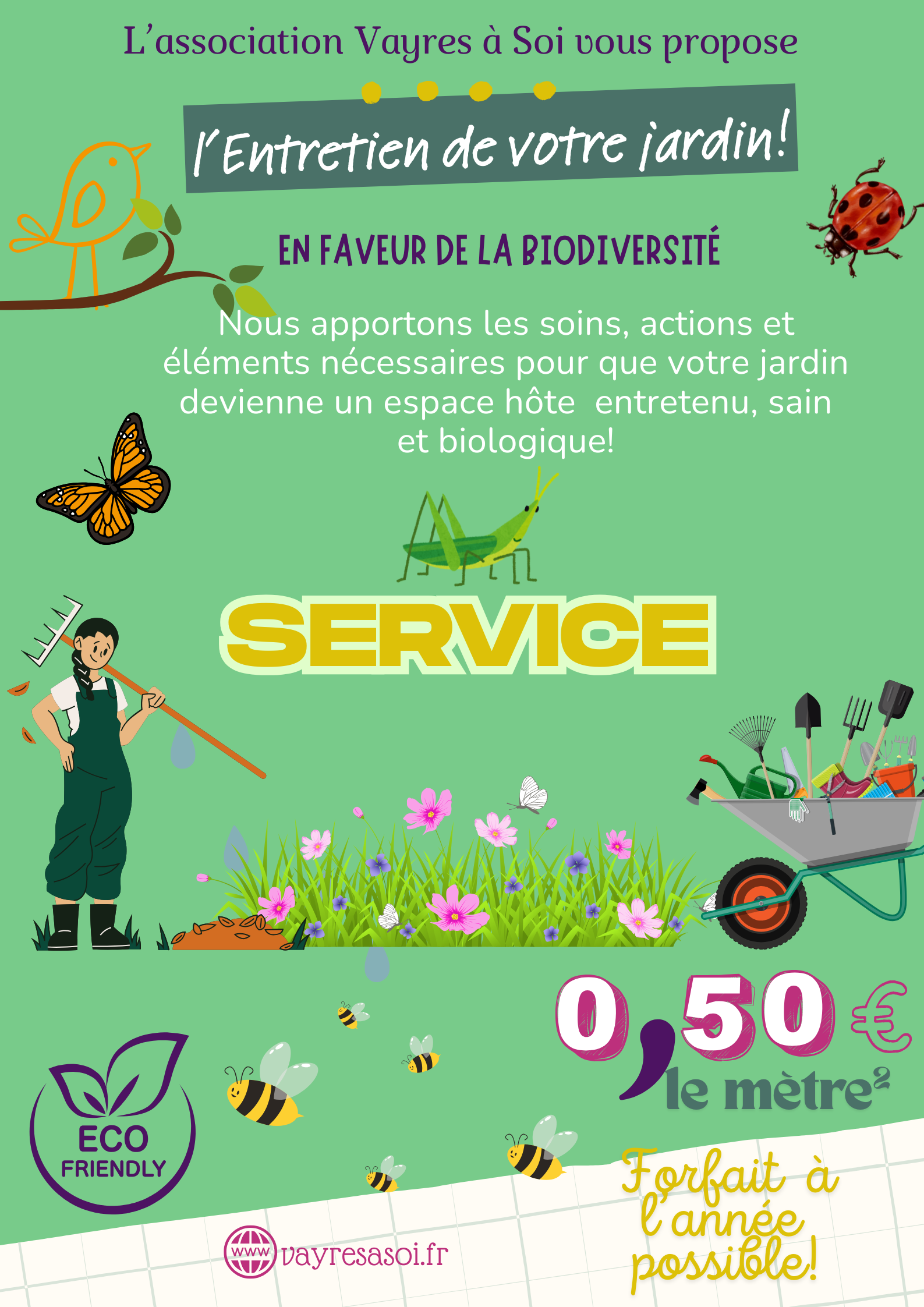 On s&rsquo;occupe de votre jardin