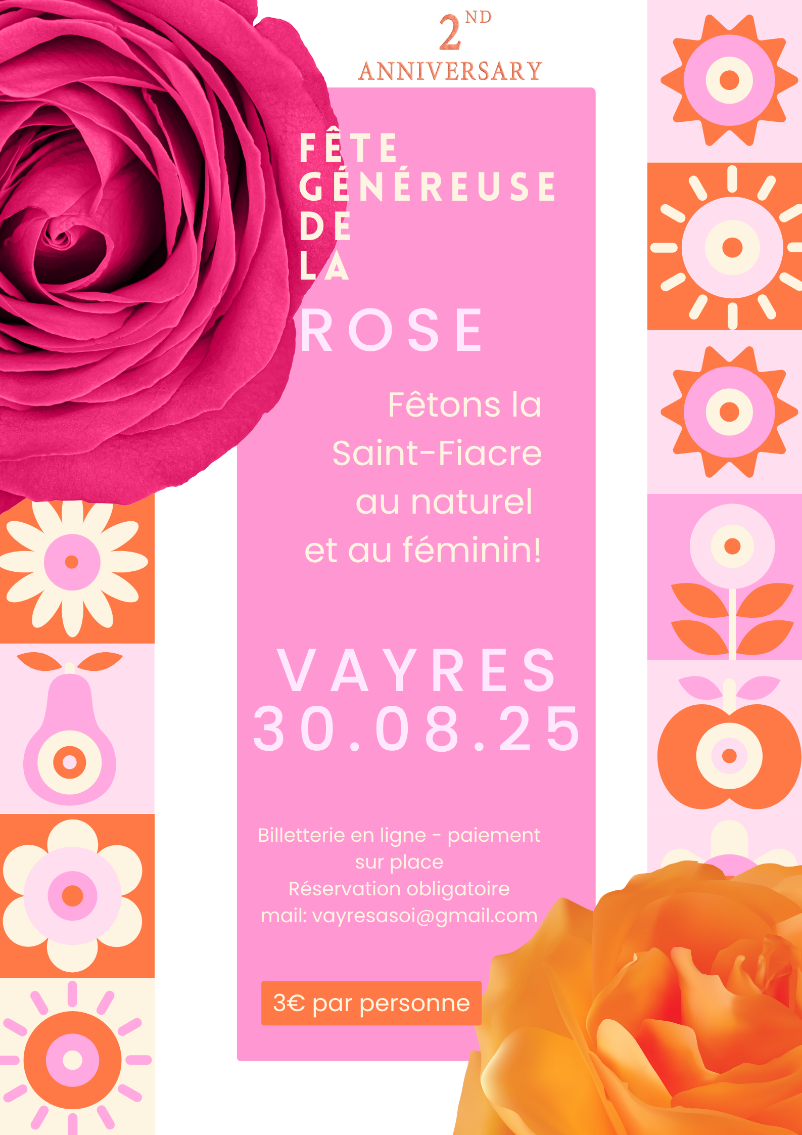 Fête Généreuse de la Rose deuxième édition