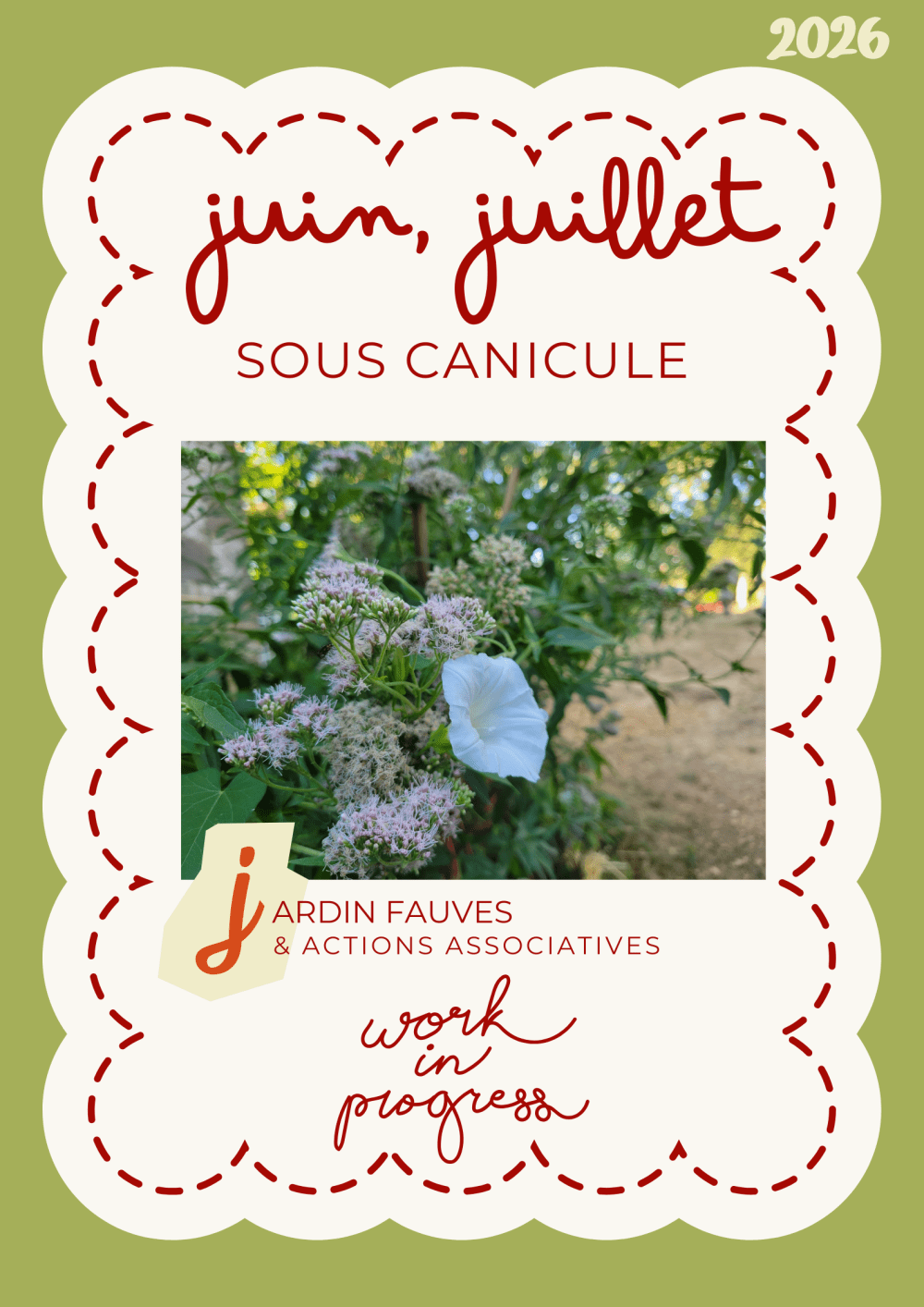Juin, juillet 2026 sous canicules à Vayres